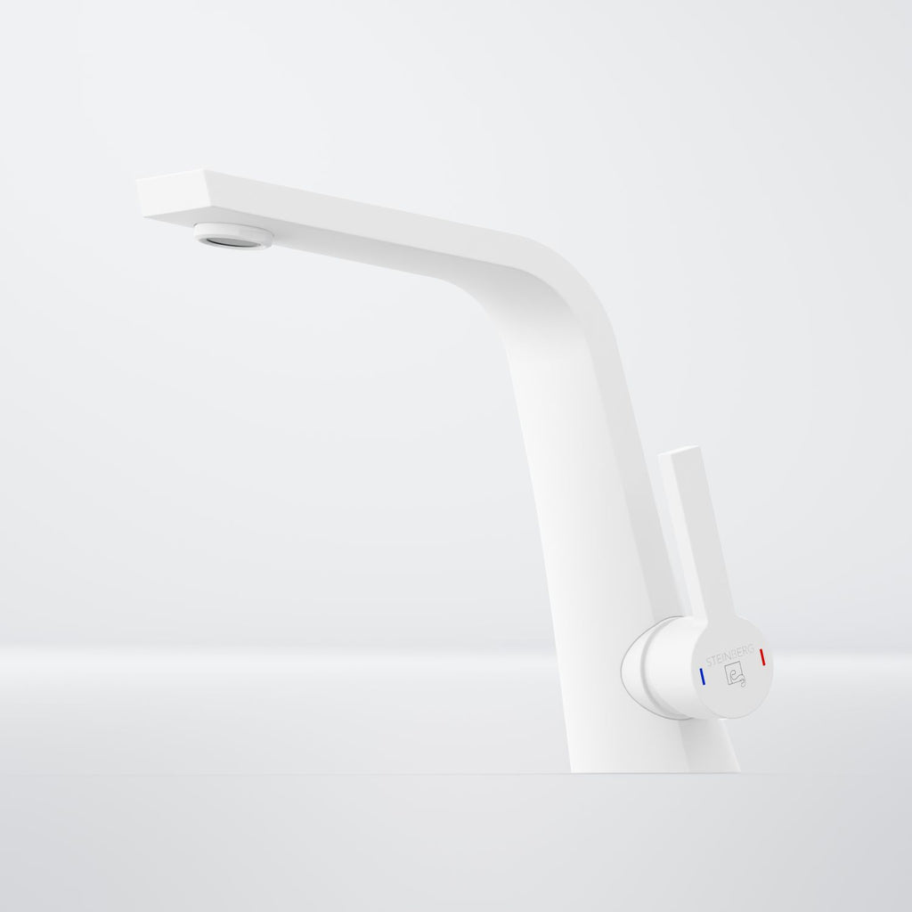 Steinberg Waschtischarmatur Serie 260 in Matt Weiß 4