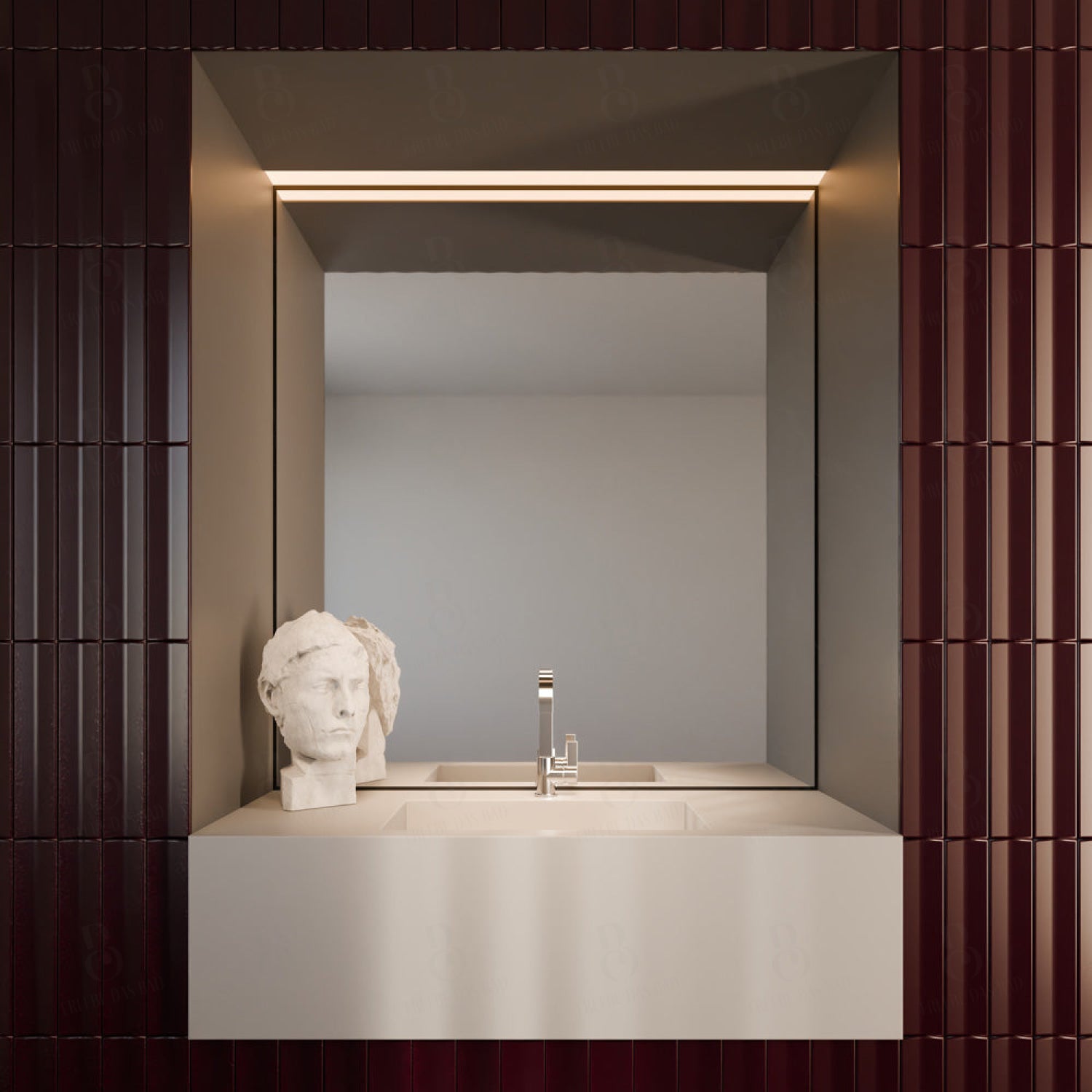 Treos Waschtischarmatur in Chrom - Serie 195 - mit Druckverschluss - 195.01.1500